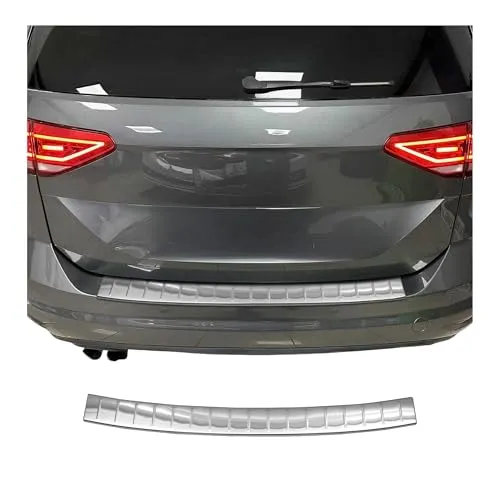 OMAC Ladekantenschutz für VW Touran II 5T1 2015-2025 - Abdeckblenden, langlebig aus rostfreiem Edelstahl, schützt die Ladefläche vor Kratzern und Stößen, einfache Installation ohne Bohren.