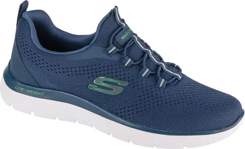 Skechers Herren Sneakers Marineblau 44 EU - Herren-Sneaker aus hochwertigem Fabric, bequem und stylisch für den Alltag oder Freizeitaktivitäten.
