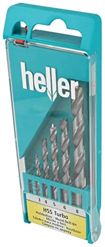 Heller Tools 28817 Holz-Spiralbohrer-Set 5St.