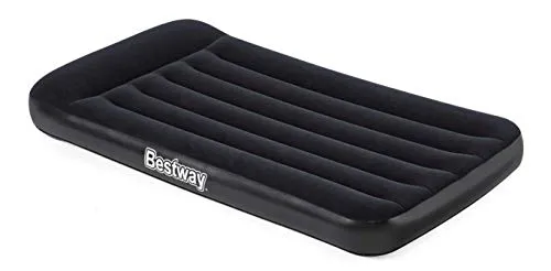 Bestway Luftbett Aeroluxe, Twin-size mit Eingebauter Elektropumpe, anthrazit, 188x99x30 cm, 67556