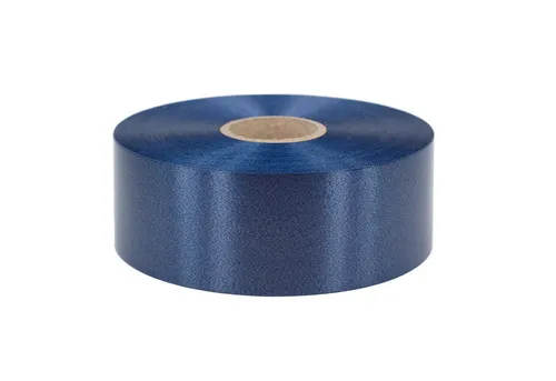 Star Geschenkband, Geschenkband Ringelband 50mm x 100m Rolle Dunkelblau