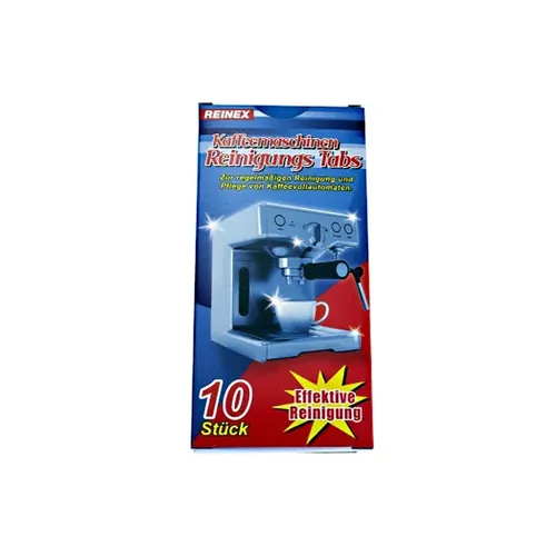 Reinigungstabs Reinex für Kaffeemaschinen 10 Tabs Tabs zur Reinigung von Kaffeemaschinen 13841