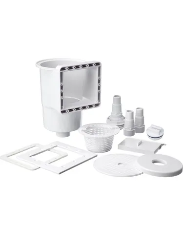 Pool Skimmer Set - Poolzubehör mit kräftigem Skimmer-Set und Rücklaufvorrichtung für effiziente Reinigung und Pflege Ihres Pools.