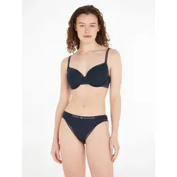 Tommy Hilfiger UW0UW04183 Damen Höschen - Eleganter Slip aus Nylon mit tonaler Spitze, bietet ganztägigen Tragekomfort und Bewegungsfreiheit – ideal für stilbewusste Frauen.