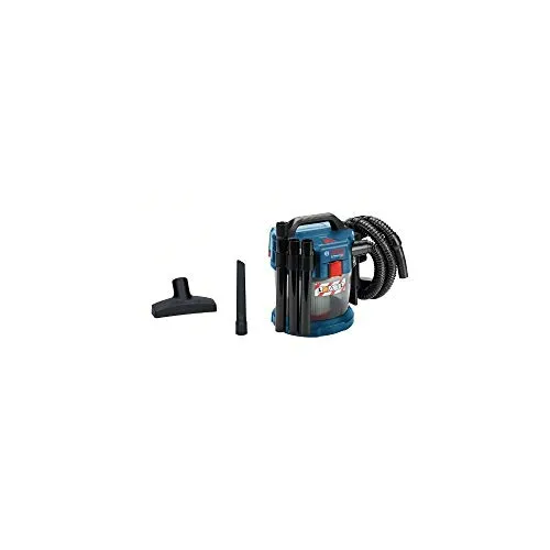 Bosch Professional 18V System Akku Staubsauger GAS 18V-10 L - Nass- & Trockensauger mit Rotationsluftstromtechnologie für konstant hohe Saugkraft, ideal für vielfältige Anwendungen dank umfangreichem Zubehör und ohne Staubsack.