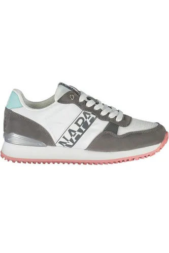 NAPAPIJRI SHOES Damen Sneakers Weiß - Stylische Damen Sneakers in Weiß mit Kontrastdetails und zusätzlichem Paar Schnürsenkel. Perfekt für aktive Frauen, die Mode und Funktionalität vereinen möchten. Ideal für jeden Anlass!