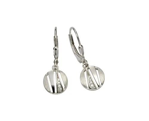 Vivance Paar Ohrhänger 925 Silber mit Zirkonia in weiß von Vivance