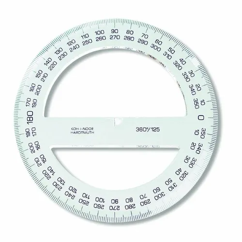 KOH-I-NOOR Winkelmesser 360°/125 Voll Winkel Messer