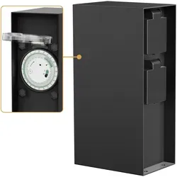 Steckdosen Schwarz von LEDs Com