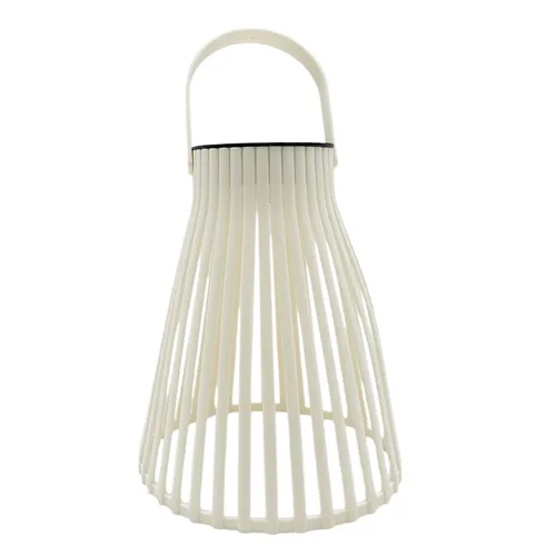 Solar Hängelampe Weiß ca. 20 cm Outdoor Terrasse Balkon Dekoration Garten