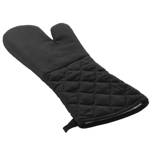 Backhandschuh Neopren Baumwolle Schwarz Backofenhandschuh Topfhandschuh