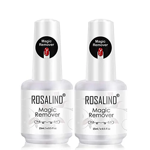 ROSALIND Gellack Entferner Set für UV Nagellack 2 Stück 15ml