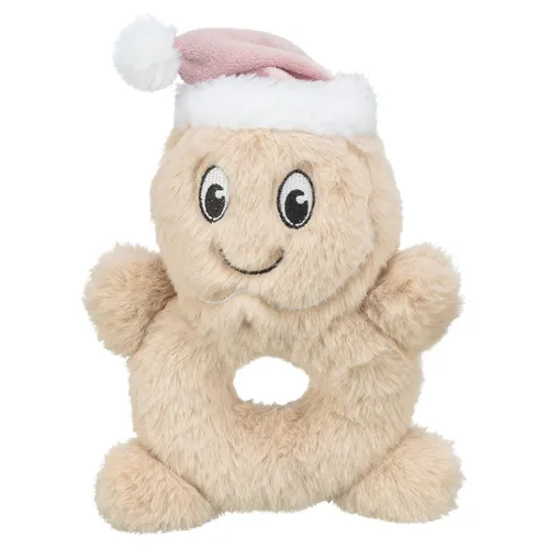 Trixie Hundespielzeug Keks beige mit Stimme 22 cm - Plüsch für Hunde