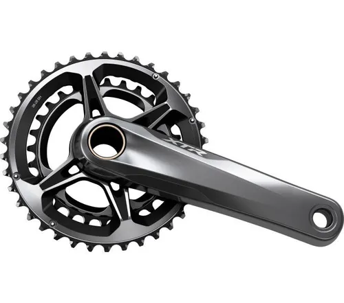 Shimano Kettenradgarnitur XTR FC-M9120 HTII 165mm - Veloantrieb - Hochleistungs-Kettenradgarnitur mit 2-fach Übersetzung (38x28) für optimale Kraftübertragung und Effizienz im Gelände.
