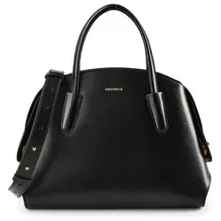 Coccinelle Tylde Handtasche Leder 31 cm  schwarz