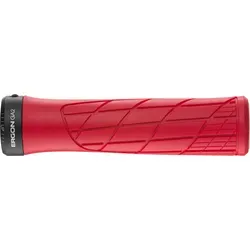 ERGON Fahrradgriffe GA2 (risky red) - Fahrradgriffe für optimalen Komfort und Grip, ideal für lange Fahrten und unisex geeignet.