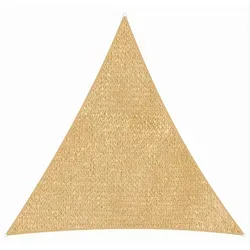 Schneider Sonnensegel Teneriffa, dreieckig 500 x 500 x 500 cm - Sonnenschutz aus hochwertigem, reißfestem HDPE-Gewebe mit 90 % UV-Schutz. Ideal für Garten und Terrasse, wasserabstoßend und winddurchlässig für optimalen Komfort.