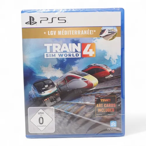 Train Sim World 4 - PS5 [EU Version] - Spiele für PlayStation 5, erleben Sie das ultimative Zugfahrerlebnis mit ikonischen Strecken, freiem Spiel und kreativem Szenario-Designer.