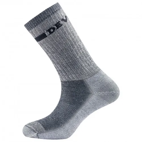 Devold Outdoor Medium Sock - Wandersocken 41-43 grau - Funktionale Sportsocken für Wanderer mit optimalem Feuchtigkeitsausgleich, ideal für Trekking. Hergestellt aus 67% Wolle für Wärme und Komfort.