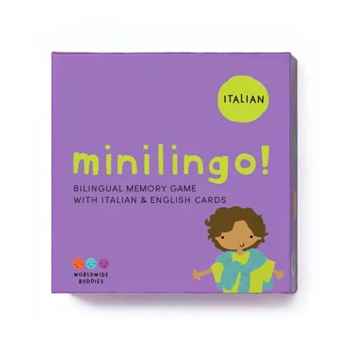 Minilingo Italian / English Bilingual: Bilingual Memory Game (Minilingo Bilingual Flashcards)