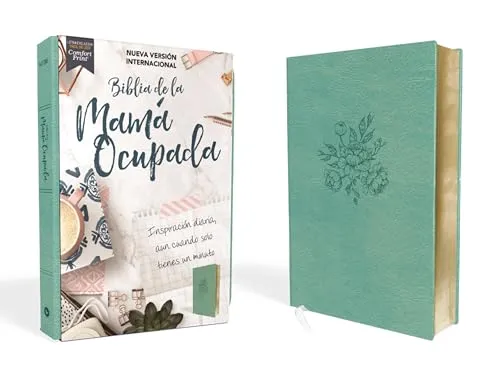 NVI Biblia de la Mamá Ocupada, Leathersoft Turquesa