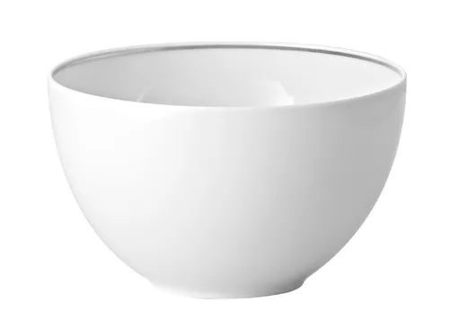 Rosenthal Schale TAC Gropius Platin 0,87 l - Elegante Multifunktionsschale aus Porzellan, spülmaschinenfest und ideal für stilvolles Servieren von Dips, Salaten und Obst. Ein zeitloser Klassiker für jeden Anlass.