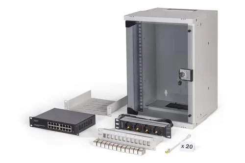 DIGITUS Netzwerk-Set SOHO PRO 254 mm 10