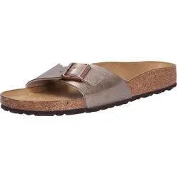 Birkenstock Madrid BF Outdoorsandale 42 EU - Komfort und Stil vereint - Pantoletten aus hochwertigem Birko-Flor, ideal für Freizeit und Outdoor-Aktivitäten. Mit einem bequemen Fußbett und profilierten Laufsohlen für optimalen Halt.