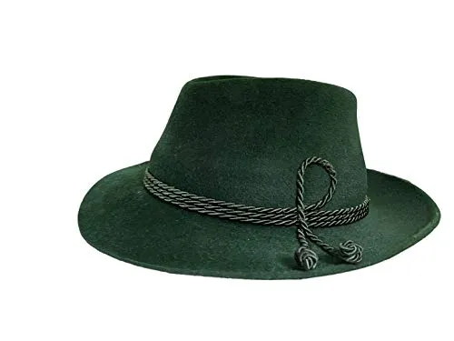 faustmann GERMANY Trachtenhut Tiefenbach Velour grün 56 von Faustmann