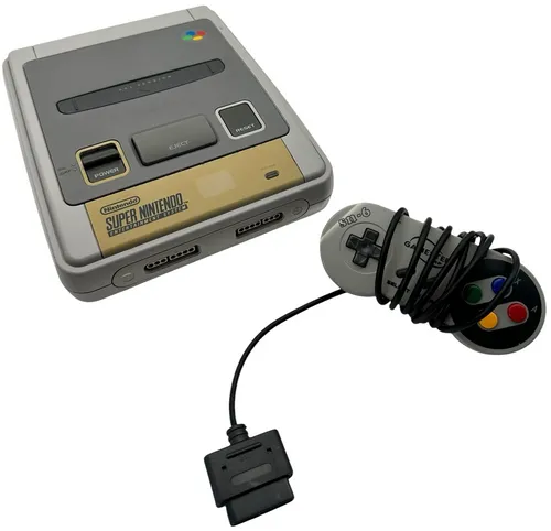 Nintendo Super Entertainment System SNES Konsole + 1 Dritthersteller Controller