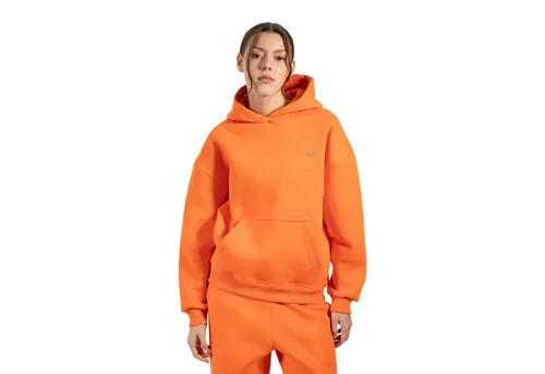 Smilodox Hoodie Lyanna Oversize Kapuzenpullover M - Bequemer Oversize Hoodie aus weichem Stoff mit Kängurutasche und Bündchen. Ideal für Streetstyle und den Alltag. Maschinenwaschbar und in leuchtendem Orange.