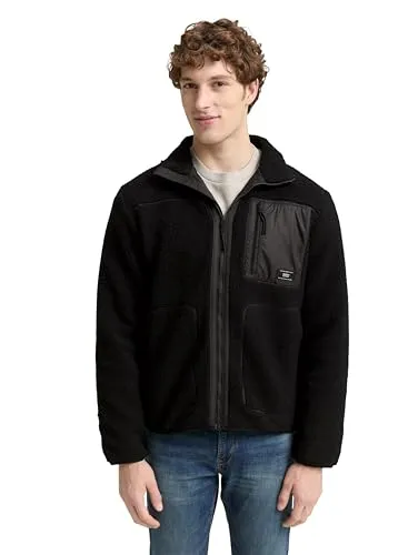 TOM TAILOR Outdoorjacke S (44/46) - Schwarz - Funktionsjacke aus 100% Polyester, pflegeleicht und ideal für Outdoor-Aktivitäten bei jedem Wetter.
