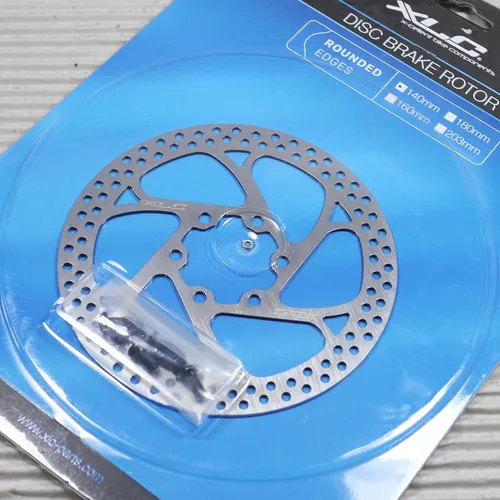 Bremsscheibe XLC BR-X79 Ø 140 mm 1,8 mm dick silber abgerundete Kante