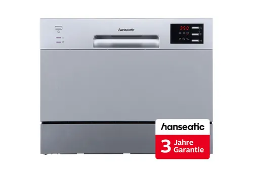 Hanseatic Standgeschirrspüler HG5544D63602ES, silberfarben