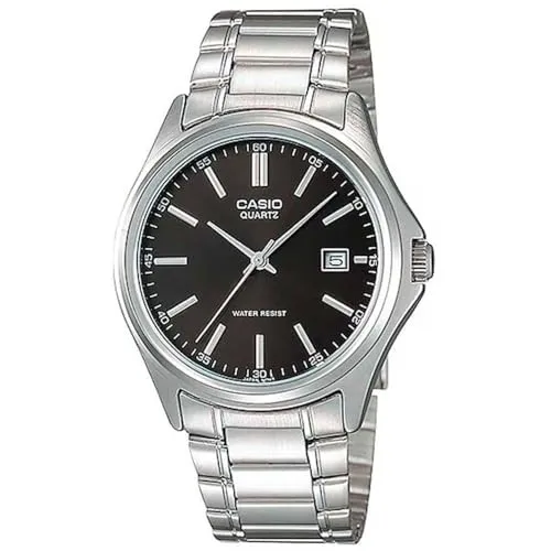 Casio MTP-1183A-1A Enticer Serie - Herren Armbanduhr mit analoger Anzeige, Edelstahlarmband, wasserdicht und Datumsanzeige – ideal für den stilbewussten Mann.