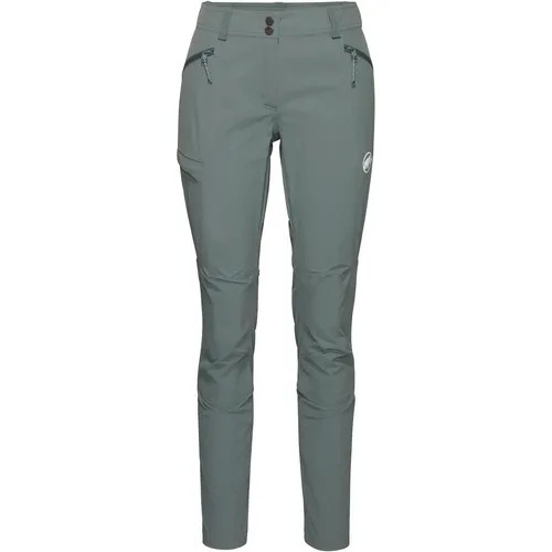 Mammut Ducan Pants Women Strata (34) - Leichte Wanderhose - Wanderhose aus 4-Wege-Stretchmaterial, feuchtigkeitsableitend und abriebfest, ideal für alpine Herausforderungen und wechselnde Bedingungen.