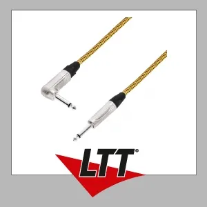 Adam Hall Cables 5 STAR IRP 0300 VINTAGE - Instrumentenkabel NEUTRIK 6,3mm Winkelkl. 6,3mm Klinke 3m