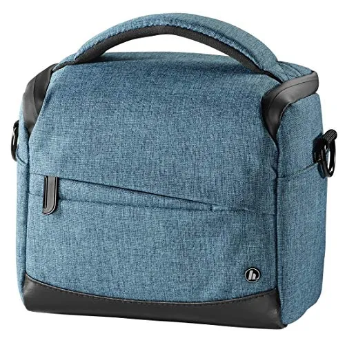Hama Universal Kamera-Tasche Trinidad 110 für DSLR & Systemkameras - Robuste Kameratasche mit gepolstertem Fleece-Innenfutter und abwischbarem Boden. Ideal für den sicheren Transport Ihrer Kamera und Zubehör. Wasserfest und mit praktischem Schultergurt.