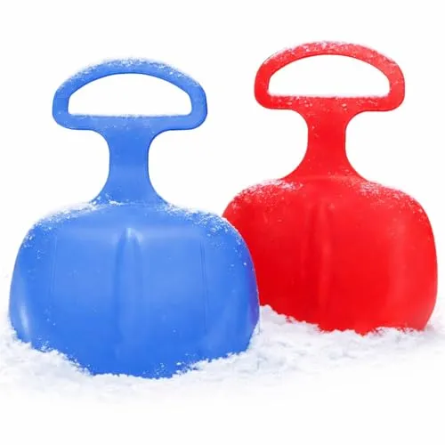 Sportyfits® 2er Set Schlitten Bob blau & rot