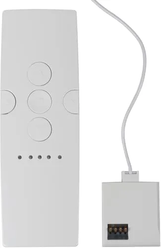 SuperRollo UGW-Funkset ZB60 - Funk-Wandsender zur komfortablen Nachrüstung des GW60 Gurtwicklers, inklusive Funk-Modul und Fernbedienung für einfache Bedienung bis 15 m Reichweite.