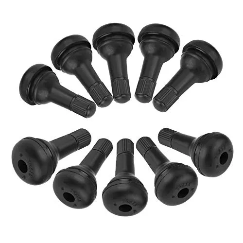 Gummi Ventile, TR415 Autoreifen Ventil, Snap In Gummiventile Ventile, 10 Stück Auto TR415 Rad einrasten Reifen Reifenventilschaft Kurzes Gummiventil für Auto Fahrrad Motorrad Reifen Reparatur