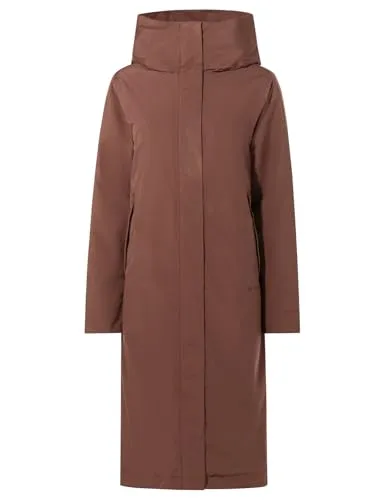 Vaude Women's Coreway Coat - Wasserdichter Damen-Mantel in Braun, Gr. 44 - Funktionsjacken für Outdoor-Aktivitäten, isolierend und winddicht mit PrimaLoft-Füllung und 2-Wege Front-RV, perfekt für den Alltag.