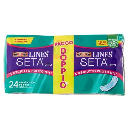 Lines Set mit 24 ultra-anatomischen Seidenservietten