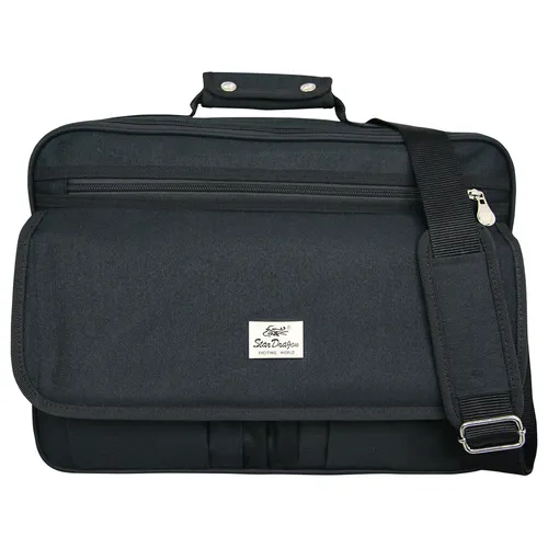 L Tasche Arbeitstasche Umhängetasche Studien Messenger Bag College Schwarz