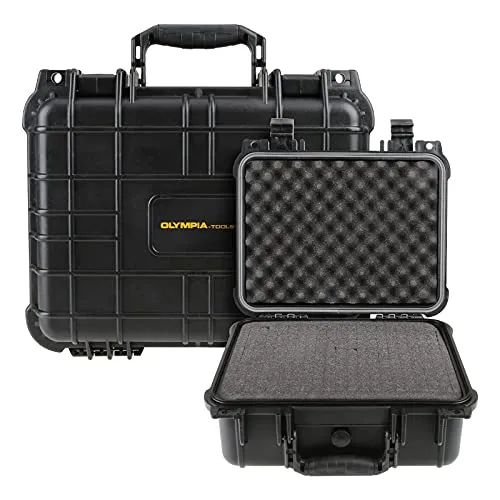 Olympia Hartschalenkoffer mit Schaumstoff, 34,2 cm (13,5 Zoll), wasserdicht, passend für Ausrüstung, Ausrüstung, Kamera und so weiter