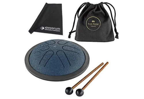 Meinl Sonic Energy MSTD2NB Mini Steel Tongue Drum - Schlagzeuge: Beruhigender Klang mit harmonischen Tönen, handlich und vielseitig einsetzbar, inklusive Tasche und Mallets, ideal für Klangtherapie und Musikliebhaber.