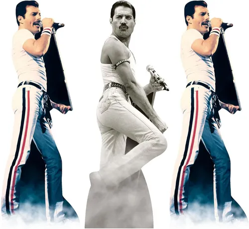 Dekofigur Freddy Mercury - 3er Set Tischdekoration