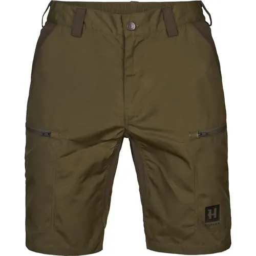 Härkila Fjell Shorts - Professionelle Jagd Kleidung - Wanderhosen in skandinavischer Qualität, gefertigt für Langlebigkeit. Mit praktischen Oberschenkeltaschen und Stretch-Einsätzen für optimalen Tragekomfort.