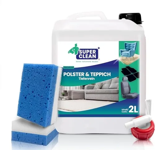 SUPER CLEAN Polsterreiniger Konzentrat 2L für Teppiche und Möbel