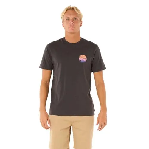 RipCurl Wettie Passage Icon Tee washed black (8264) L von Rip Curl